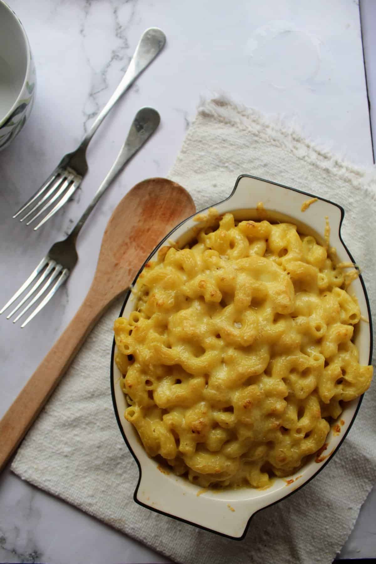 copycat Chick-fil-A macaroni and cheese served