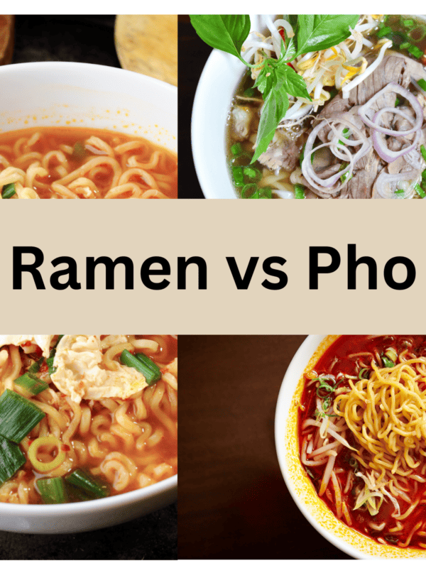 Ramen vs Pho Collage