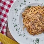 ground venison pasta