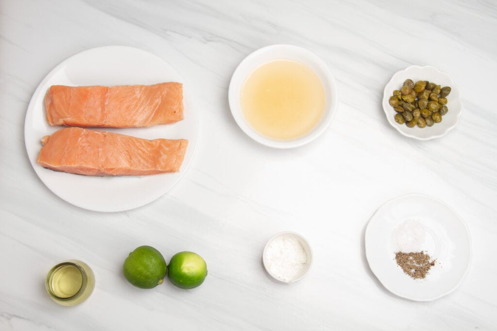 Ingredients in Salmon Piccata