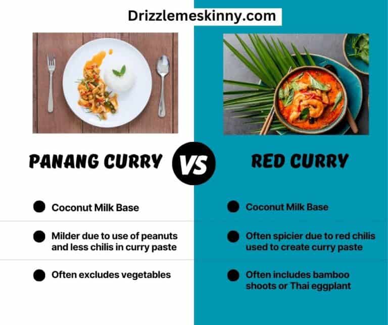 Panang Curry vs. Red Curry Drizzle Me Skinny!