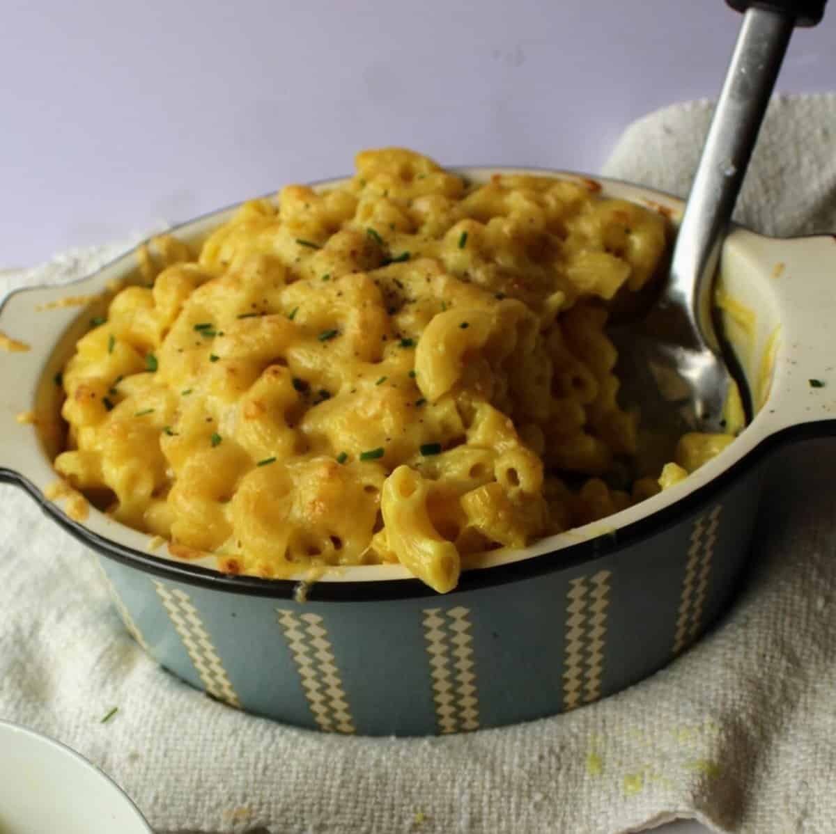 pot of chick fil a mac and cheese