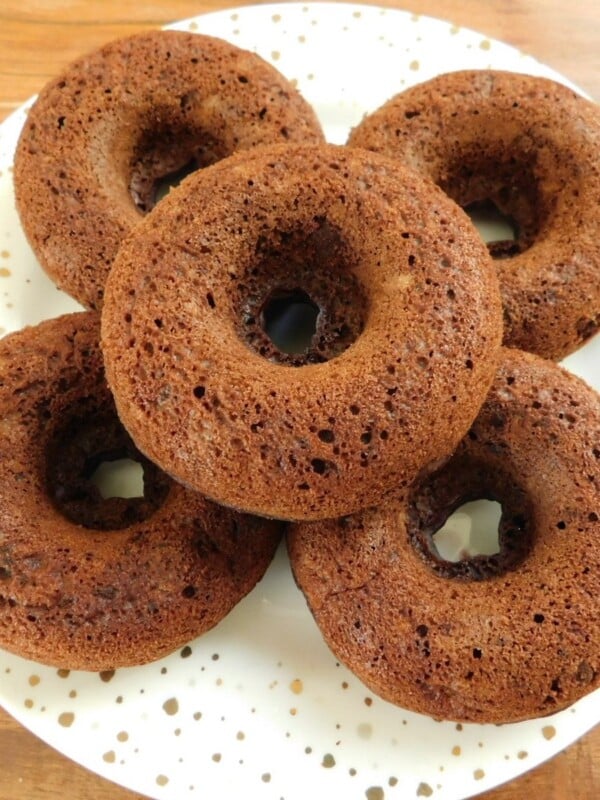 mini donuts on a plate