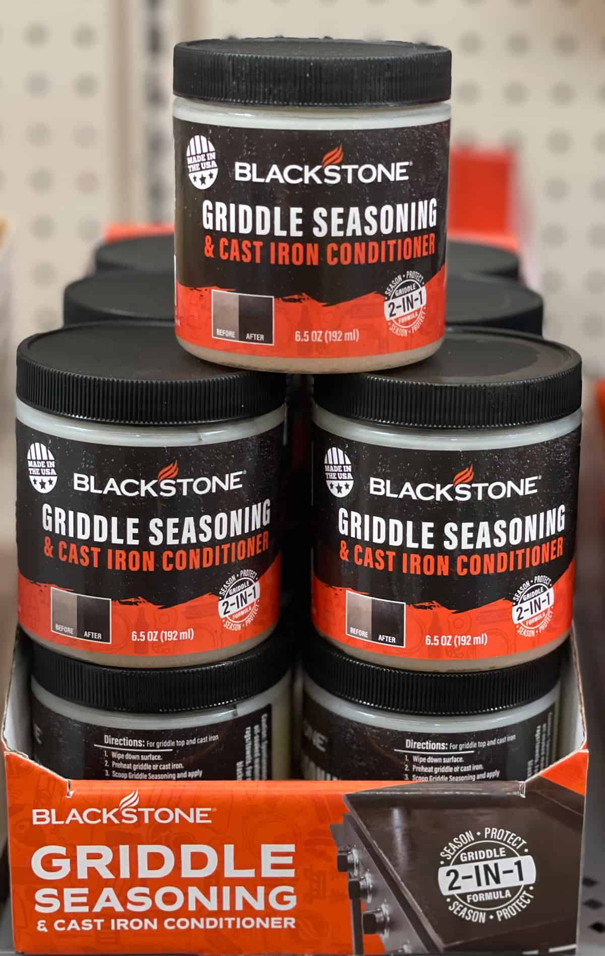 blackstone griddle seasoning and cast iron conditioner