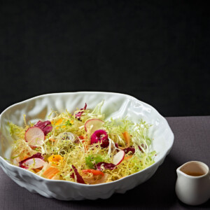 escarole salad in a bowl