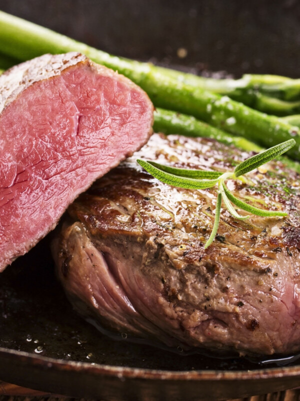 medium rare eye of round steak