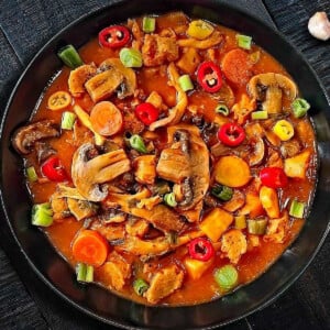 vegan mushroom stew
