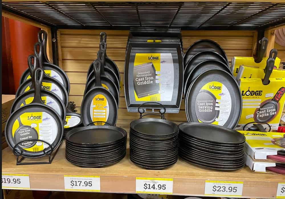 Lodge cast iron outlet griddle costco