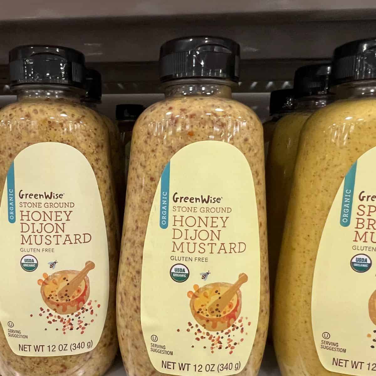 Honey Dijon Mustard on shelf