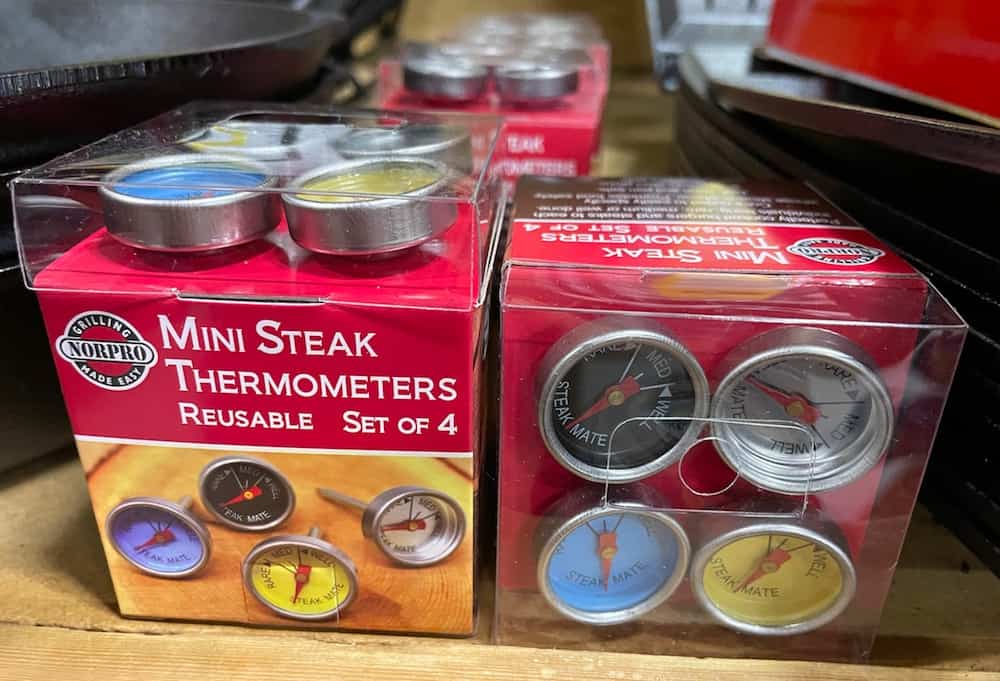 norpro mini steak thermometers in packaging