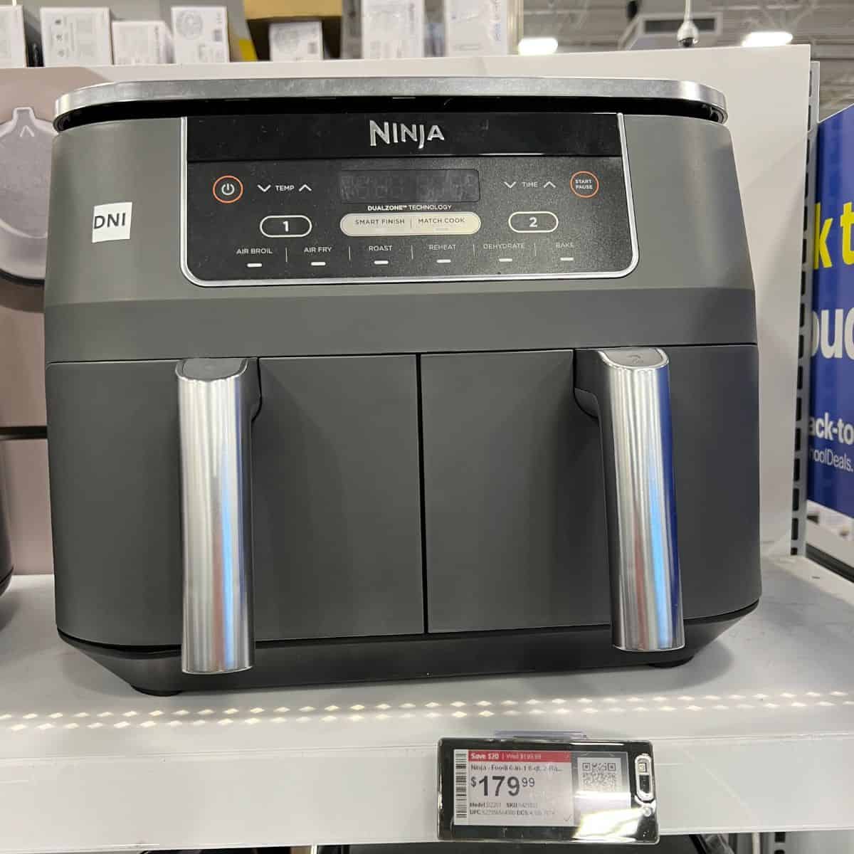 Ninja Foodi, dual basket 6-1, on sales floor