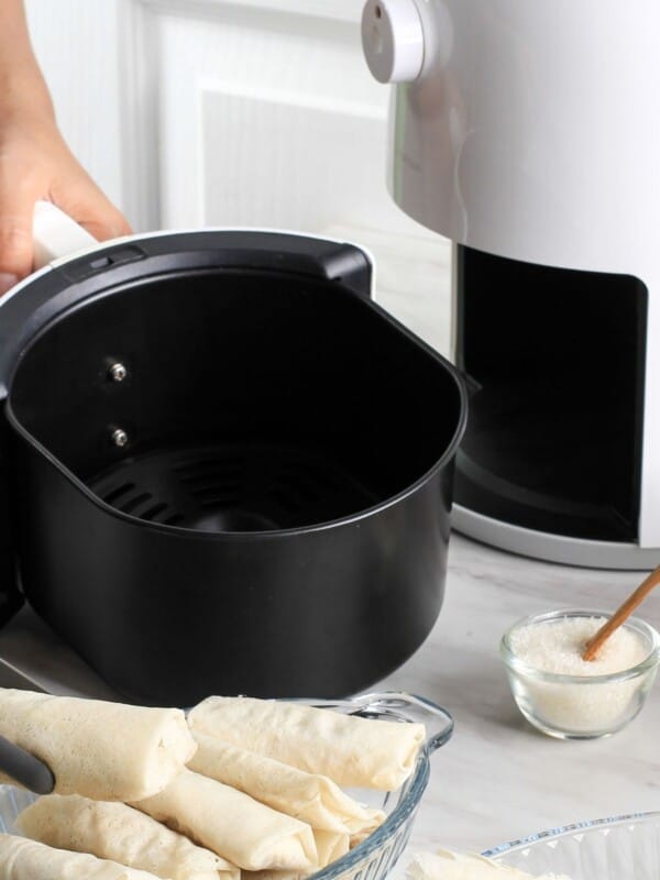 Preparing Enchiladas for the Air Fryer