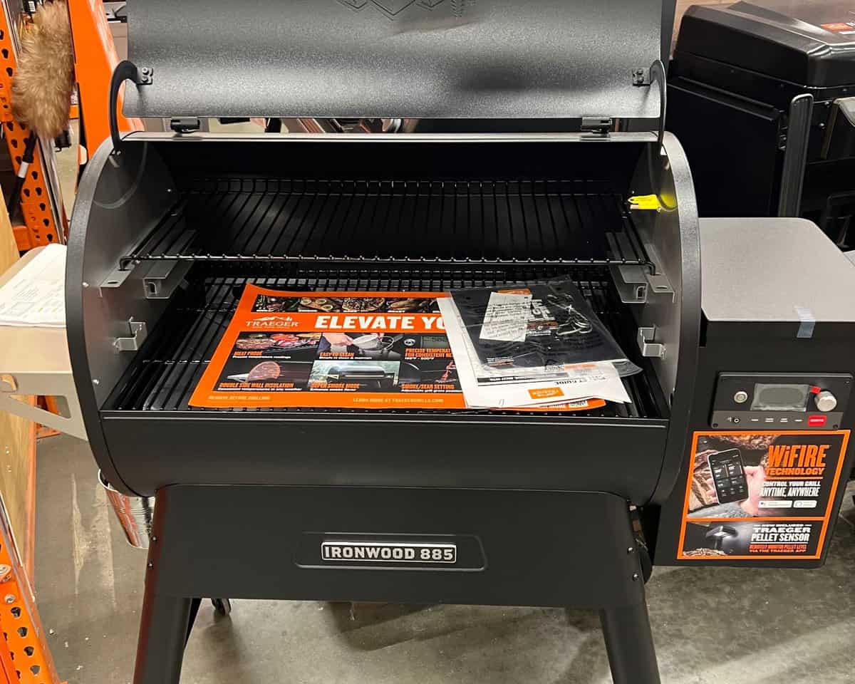 Traeger Ironwood on sales floor