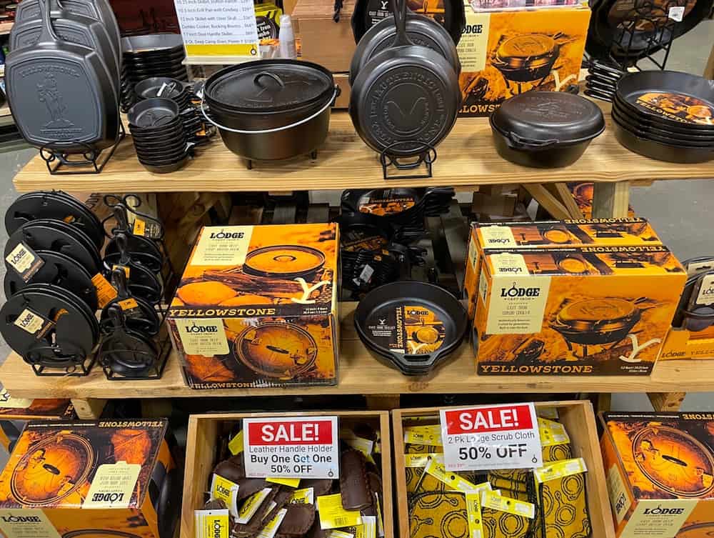 yellowstone lodge cast iron collection