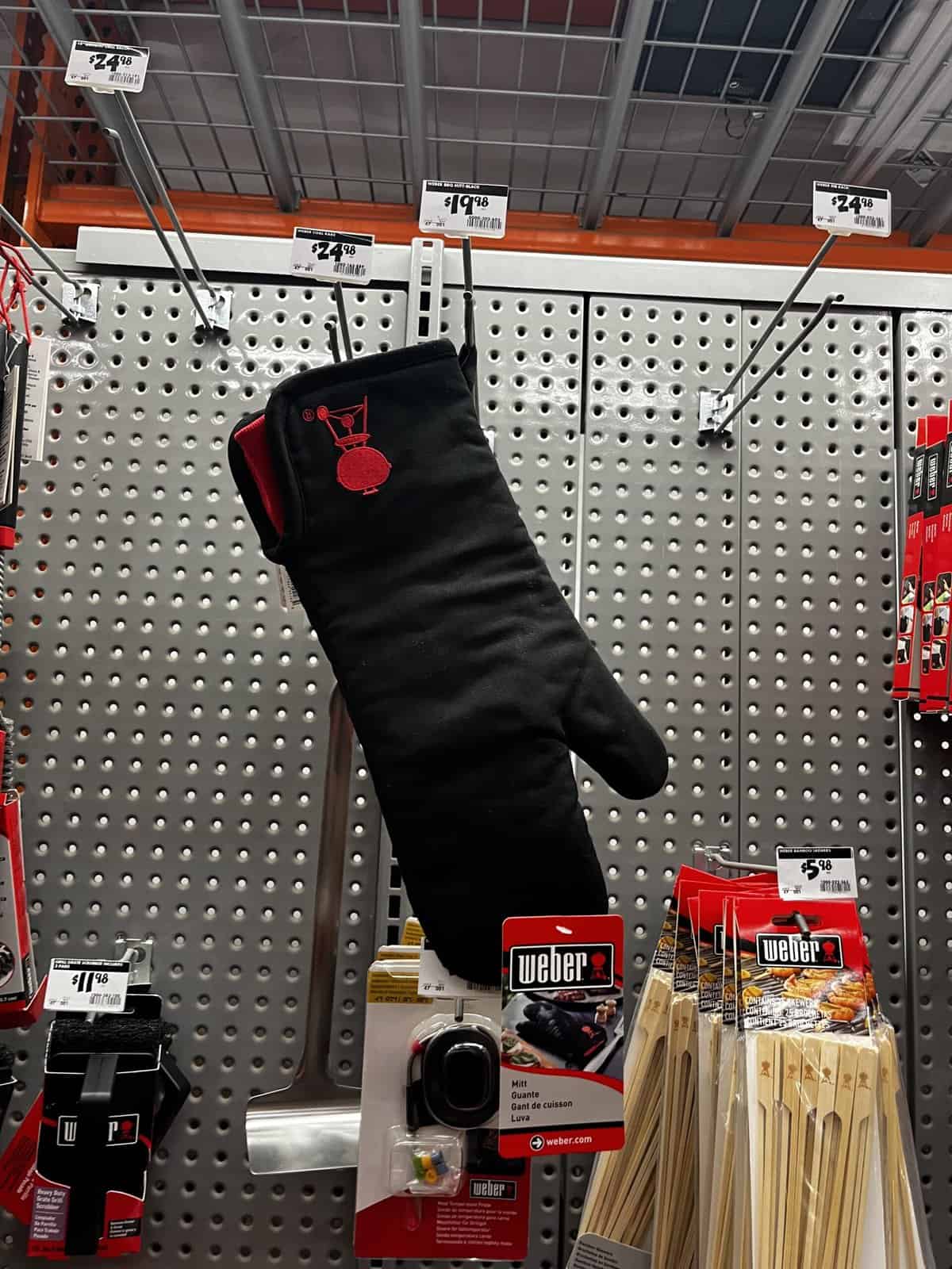 Weber bbq mitt sale