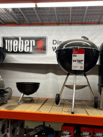 weber grills on display