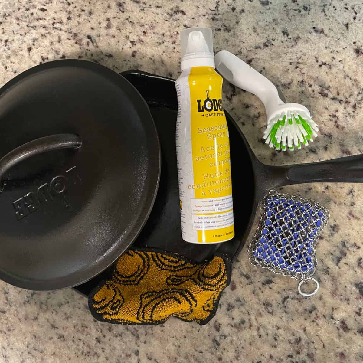 3 Easy Steps to Clean Your Cast Iron Skillet - Drizzle Me Skinny!