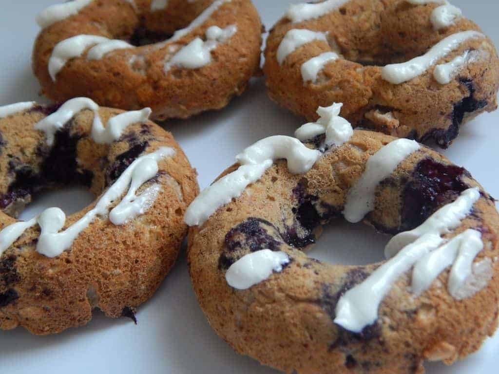 Blueberry oatmeal donuts healthy blueberry desserts