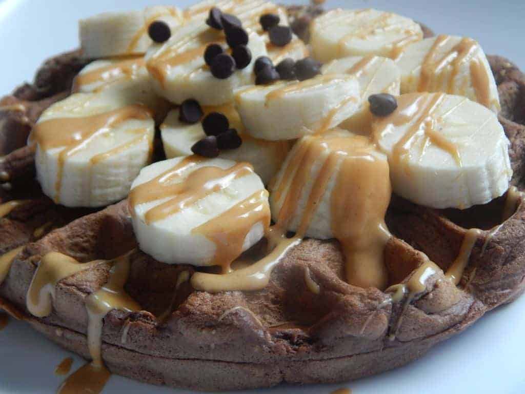 Chocolate peanut butter waffles peanut butter desserts