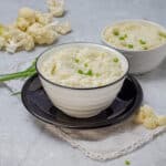 Mashed Cauliflower served in a bowl