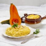 Light and creamy Pumpkin Risotto.