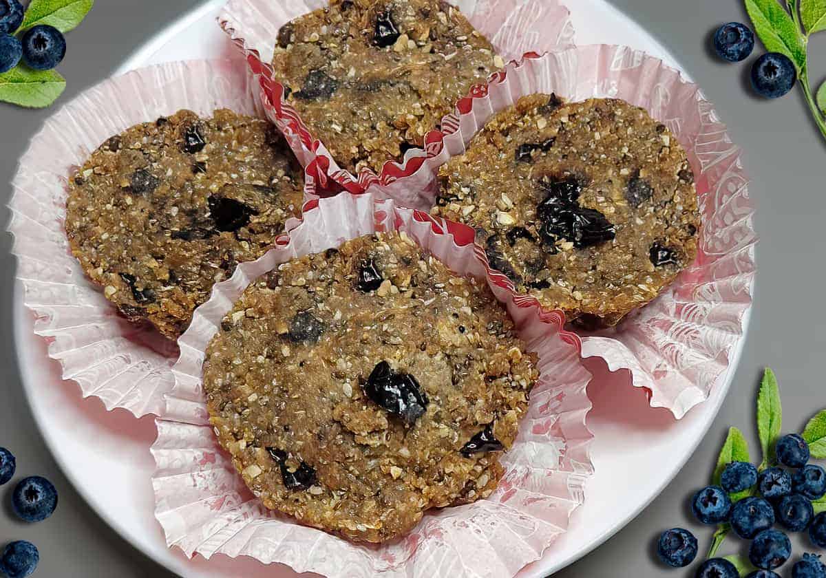 Oat Banana Blueberry Muffins Healthy Blueberry Desserts