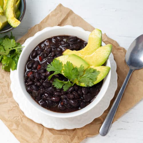 Simple and Delicious Black Bean Soup - Drizzle Me Skinny!