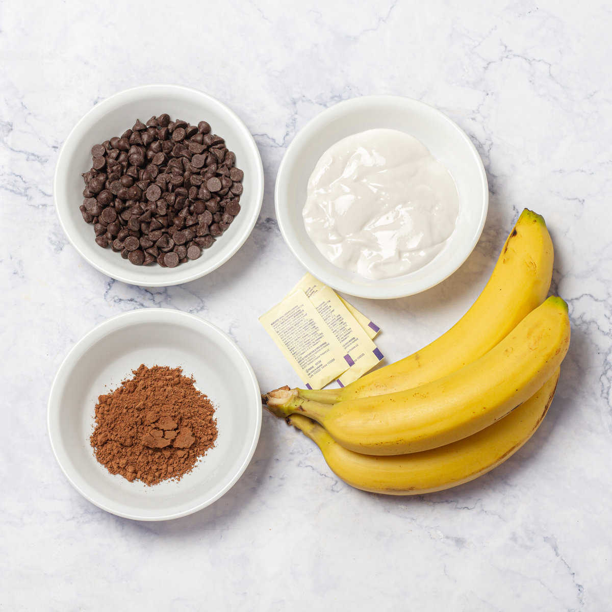 Chocolate Banana Ice Cream Ingredients