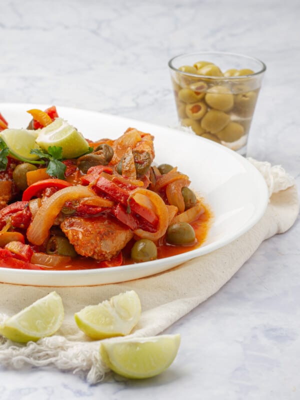 Veracruz-Style Fish platted