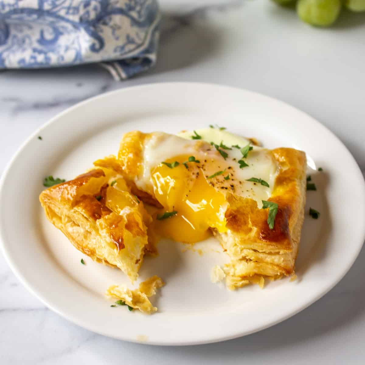 Puff Pastry Baked Eggs
