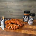 Juicy and delicious thick-cut smoked pork chops with root beer glaze