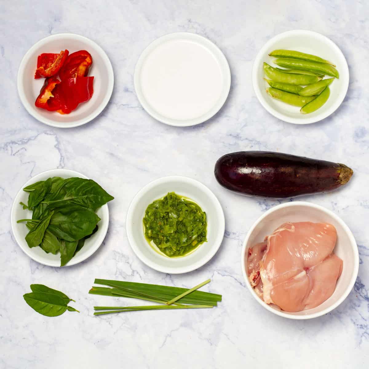 Thai Green Curry Chicken Ingredients