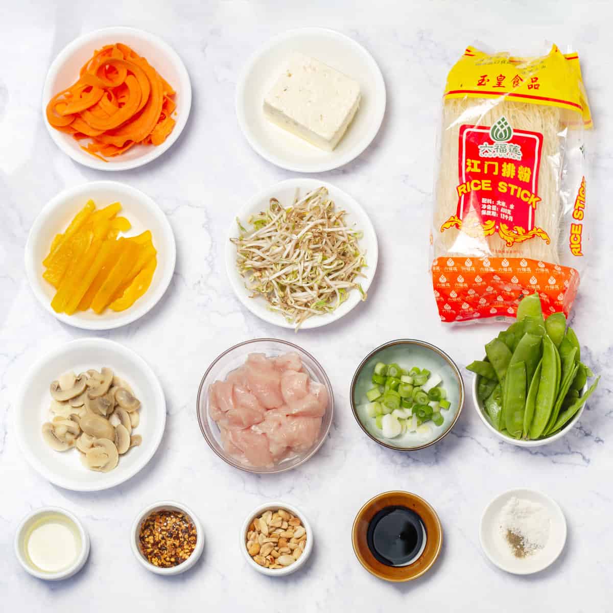 Thai Noodles Ingredients