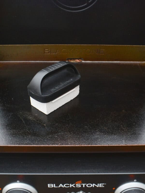 Blackstone griddle with brush