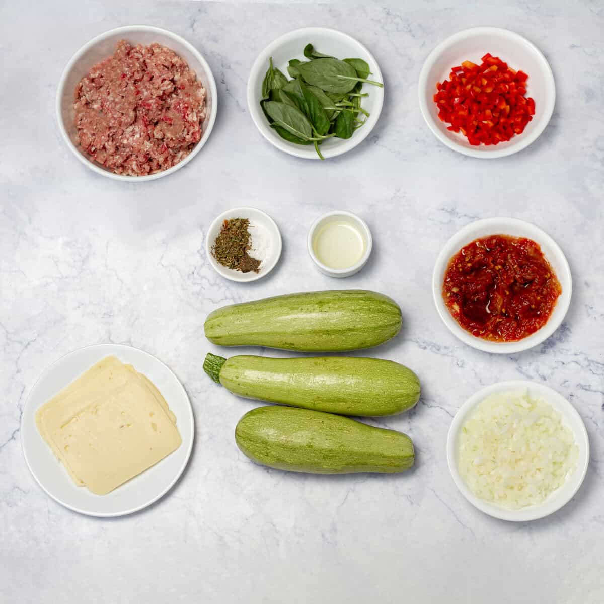 Zucchini Cannelloni Ingredients
