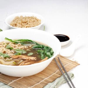 Bowl of Asian Chicken Soup