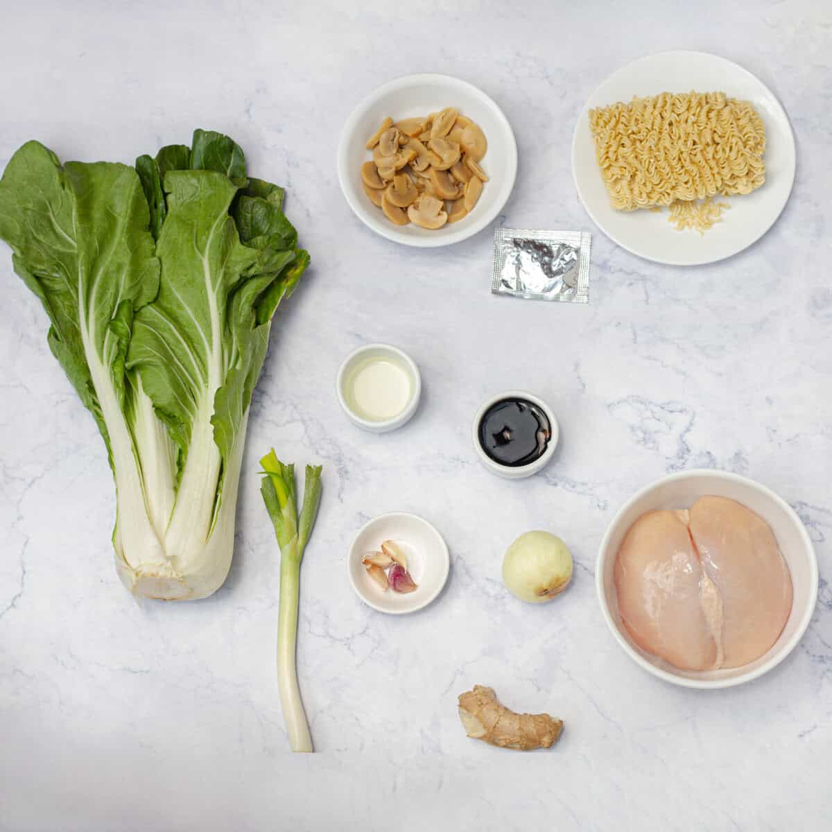 Asian Chicken Soup Ingredients
