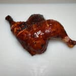 finished glazed smoked chicken