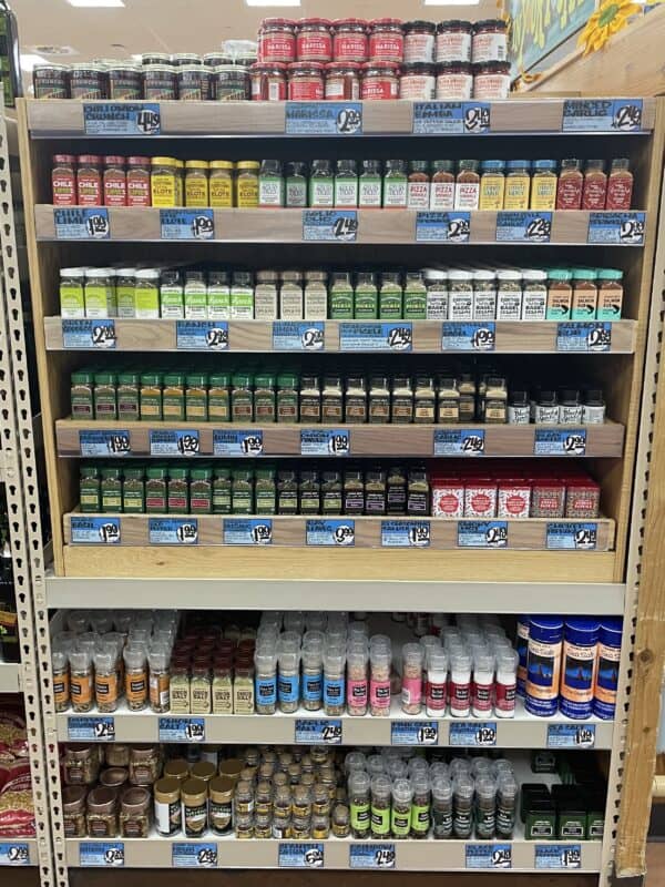 trader joes seasoning shelves