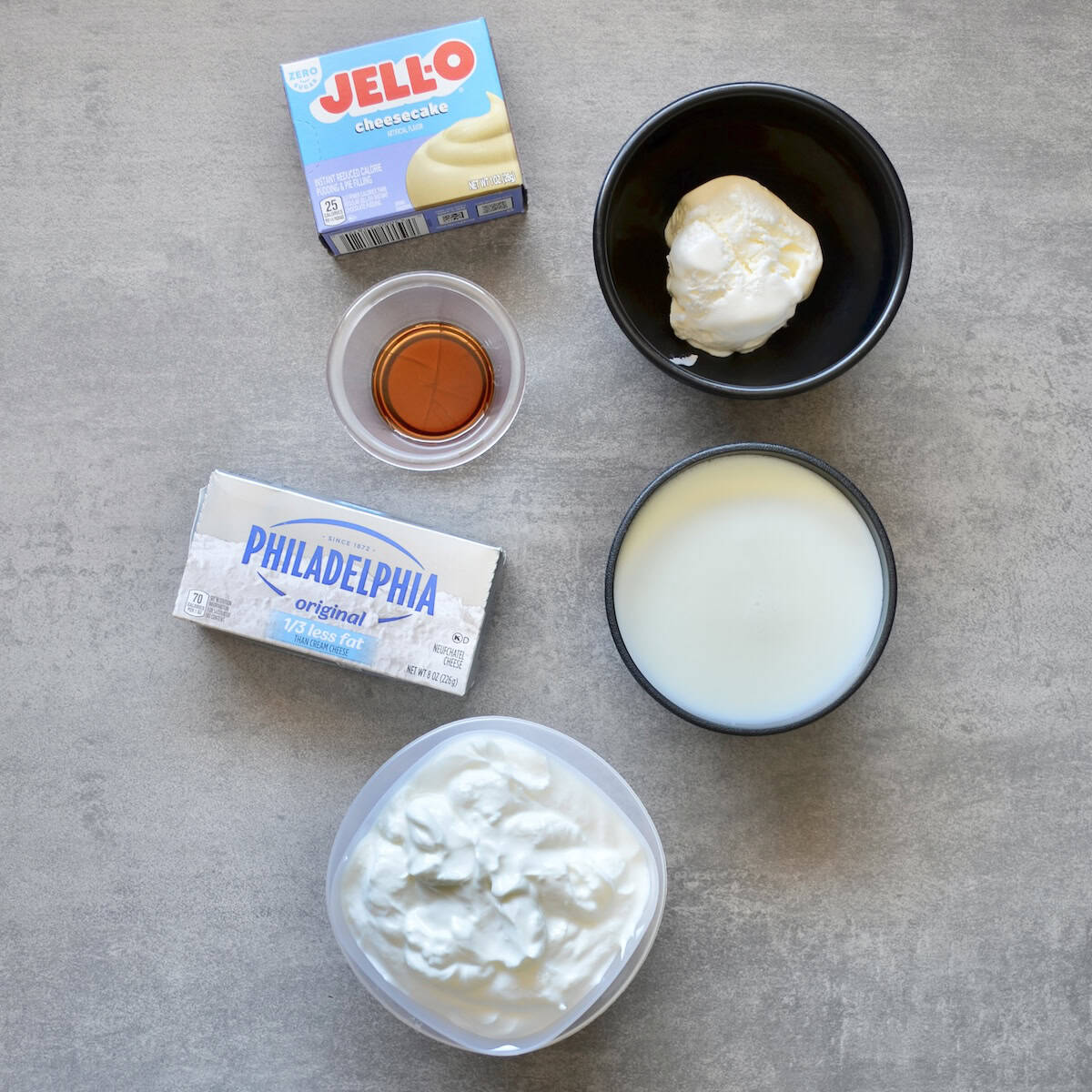 Cheesecake fluff ingredients