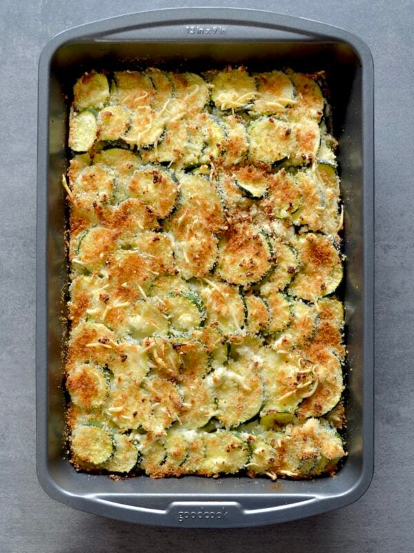Baked zucchini casserole