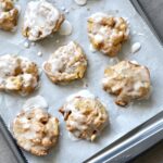 apple fritters with icing
