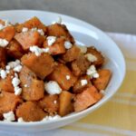 Butternut squash with feta cheese
