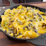 Traeger Cast Iron Nachos Finished