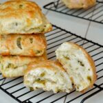 Biscuits with cheddar and jalapeno