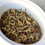 Cooked green bean casserole