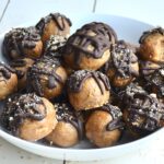 Butterfinger balls in a bowl