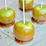 Caramel apple on a stick