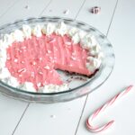 Sliced peppermint pie