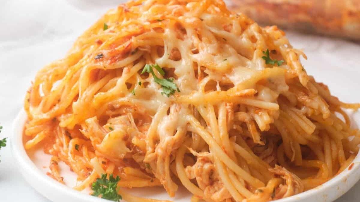 chicken parmesan spaghetti
